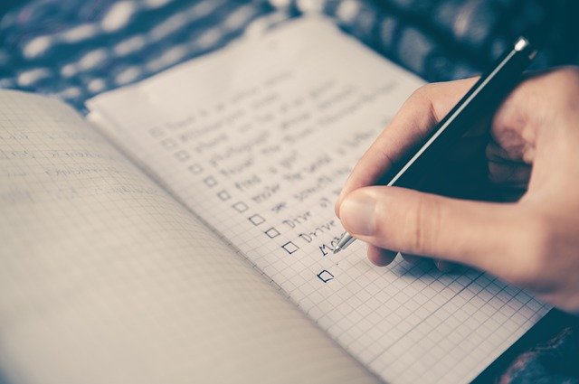 Making a Checklist